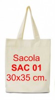 Sacola ecolgica 30x35 cm. ref. SAC 01