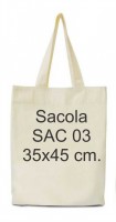 Sacola ecolgica 35x45 cm. ref. SAC 03