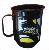 Caneca em Alumino Colorido 600 ml. 